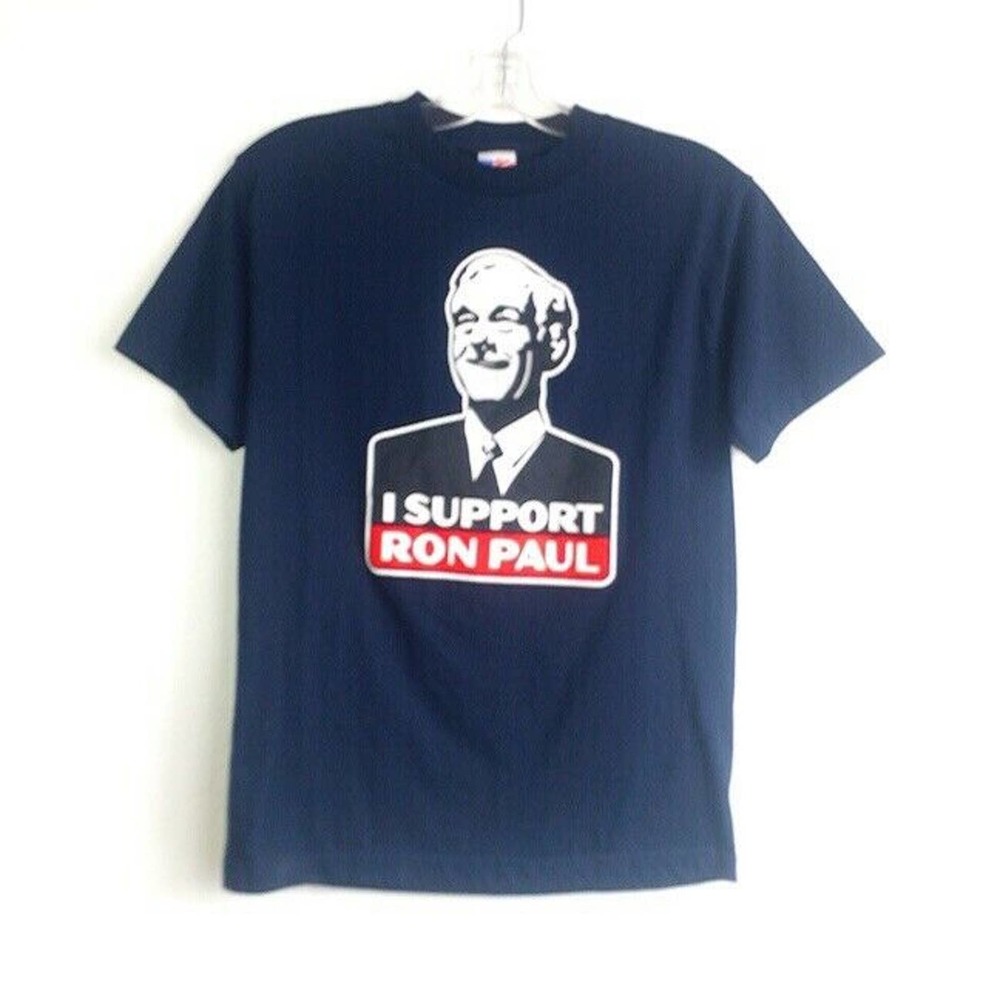 Fun Political Souvenir Blue Size Medium T-shirt